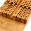 12-Slot Bamboo Knife Rack | https://www.bestnamebadges.com