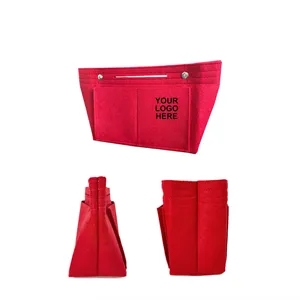 Carrying Felt Cosmetic Organizer Bag