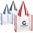Clear Stadium Tote Bag | https://www.bestnamebadges.com