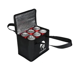 6 Can Non-Woven Cooler Tote Bag