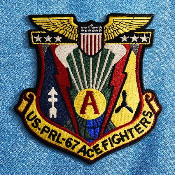 5.5"-10" Patches Embroidered Coverage 100%