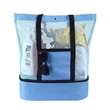 Mesh Beach Tote Cooler Bag | https://www.bestnamebadges.com