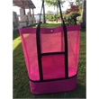 Mesh Beach Tote Cooler Bag | https://www.bestnamebadges.com