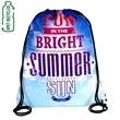 Recycled RPET Full Color Import 210D Drawstring Cinch P | https://www.bestnamebadges.com