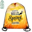 Recycled RPET Full Color Import 210D Drawstring Cinch P | https://www.bestnamebadges.com