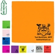 6" X 6" Microfiber Cloth "CLEANSCREEN" | https://www.bestnamebadges.com