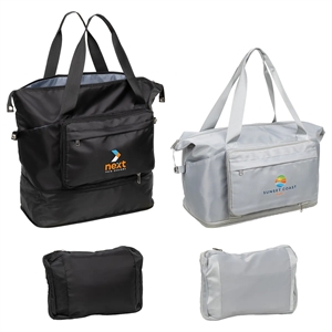 Caravan Expandable Polyester Travel Tote | https://www.bestnamebadges.com