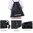 Waterproof Sports Drawstring Backpack | https://www.bestnamebadges.com