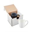 15oz Bistro Style Ceramic Mug Gift Set | https://www.bestnamebadges.com