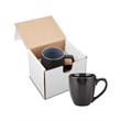 15oz Bistro Style Ceramic Mug Gift Set | https://www.bestnamebadges.com