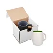14oz Morning Show Ceramic Barrel Mug In Mailer | https://www.bestnamebadges.com