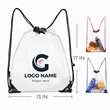 Clear Stadium Drawstring Backpack | https://www.bestnamebadges.com