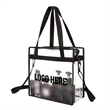 Clear Tote Bag With Zipper | https://www.bestnamebadges.com