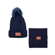 Leeman Ribbed Knit Winter Duo | https://www.bestnamebadges.com
