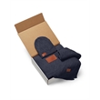 Leeman Trellis Knit Gift Set | https://www.bestnamebadges.com