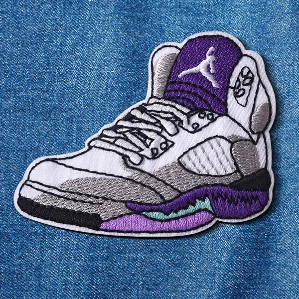 75% Embroidered Sewn on Patch, 5.5"-10"