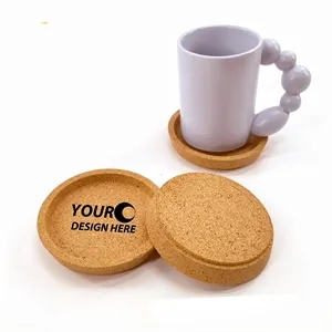 Round Cork Coaster
