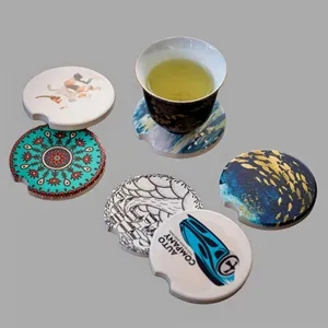 Absorbent Ceramic Car Coaster