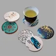 Absorbent Ceramic Car Coaster | https://www.bestnamebadges.com