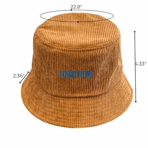 Corduroy Bucket Hat