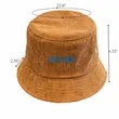 Corduroy Bucket Hat | https://www.bestnamebadges.com