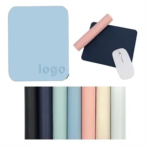 Leather Non-Slip Rectangular Mouse Pad