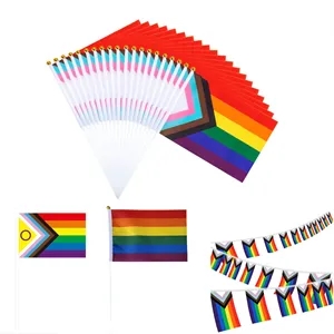 Progress Rainbow Pride Flag