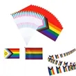 Progress Rainbow Pride Flag | https://www.bestnamebadges.com