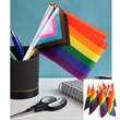 Progress Rainbow Pride Flag | https://www.bestnamebadges.com