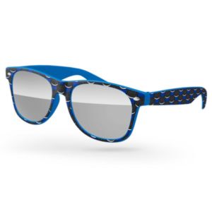 Retro Mirror Sunglasses w/ full-color imprints