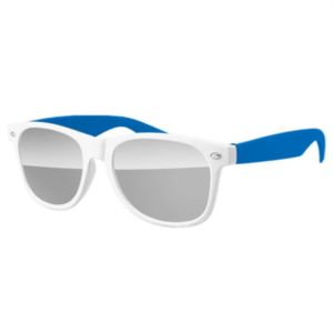 2-Tone Retro Mirror Sunglasses w/ 1-color imprint