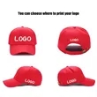 Customizable Logo Baseball Cap Classic Adjustable Plain Hat | https://www.bestnamebadges.com