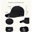 Customizable Logo Baseball Cap Classic Adjustable Plain Hat | https://www.bestnamebadges.com
