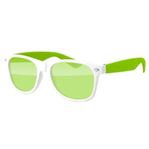 2-Tone Retro Sunglasses w/ 1-color imprint