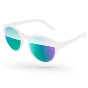 Vicky Mirror Sunglasses w/ full-color imprint