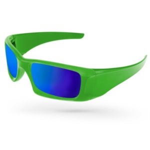 Wrap Mirror Sunglasses w/ 1-color imprint