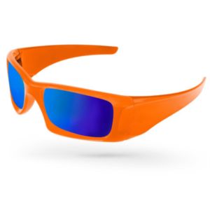 Wrap Mirror Sunglasses w/ 1-color imprints