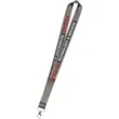 36" Dye Sublimation Micro Weaved Polyester Lanyard | https://www.bestnamebadges.com