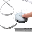 Premium Double Sided Scale Tape Measure | https://www.bestnamebadges.com