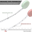 Premium Double Sided Scale Tape Measure | https://www.bestnamebadges.com