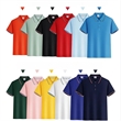 Solid Slim Fit Polo Shirt | https://www.bestnamebadges.com