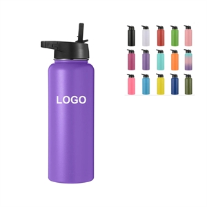 40 oz Stainless-Steel Water Bottle