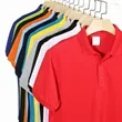 Solid Slim Fit Polo Shirt | https://www.bestnamebadges.com