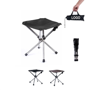 Portable Outdoor Folding Stool With Storage Bag