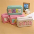 PU Leather Waterproof Cosmetic Bag | https://www.bestnamebadges.com