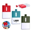 A5 Paper Flat Plastic Water Bottles | https://www.bestnamebadges.com