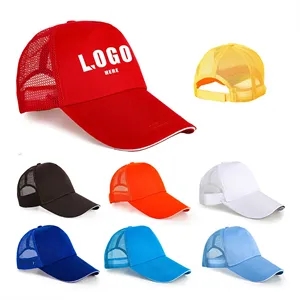 5 Panel Cotton Mesh Caps