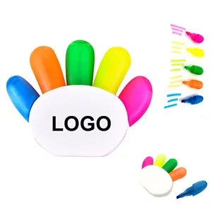5 Colors Finger Shape Highlighter