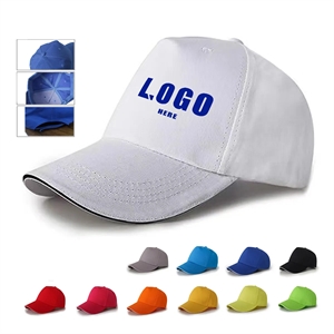 5 Panel Cotton Twill Breathable Cap