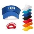 Custom Cotton Twill Visors | https://www.bestnamebadges.com